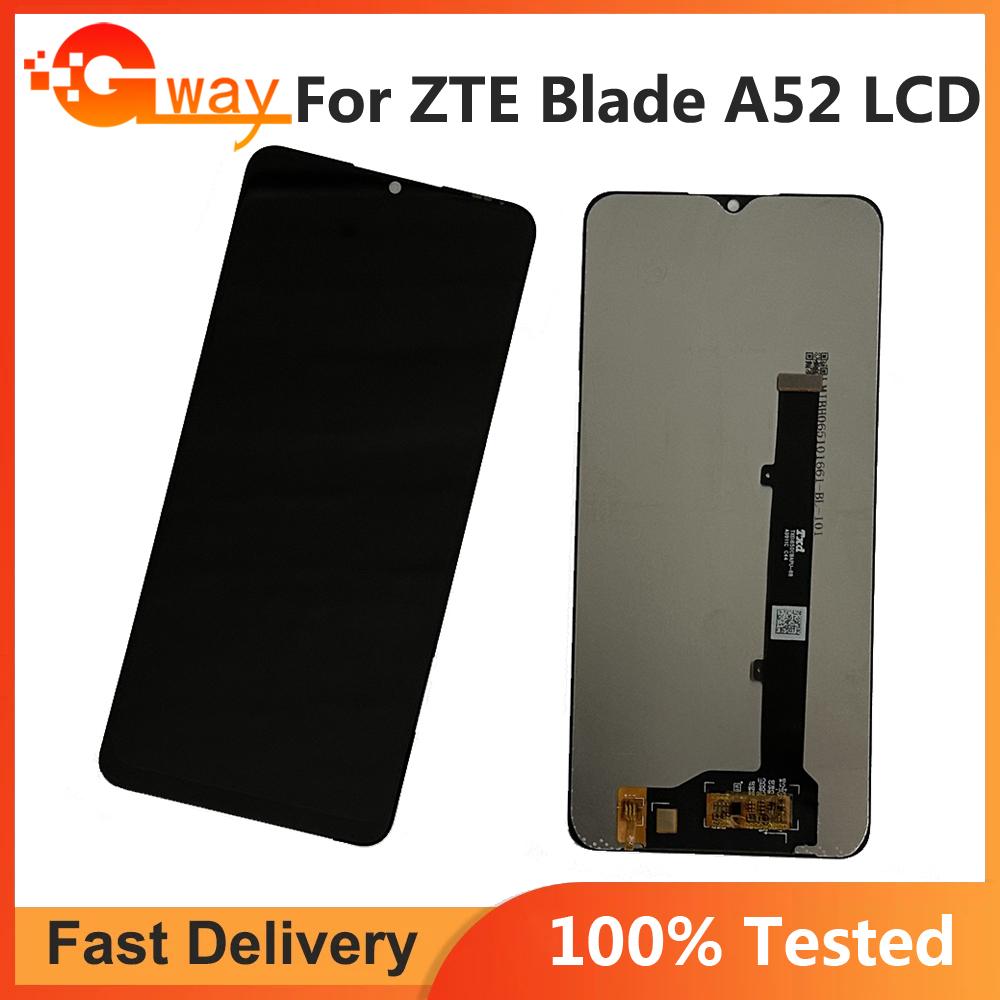 LCD Screen and Digitizer Full Assembly For ZTE Blade A72 5G A52