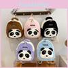 Adorable Plush Cartoon Panda Mini Backpack For Kids With Breathable Design And Fun Colors