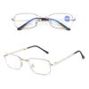 Folding Presbyopia Eyeglasses Blue Ray Blocking Biofocal Eyeglasses Optical Eyewear  for Men Women