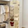 6/12 Grid Felt Hat Storage Hanging Bag Baseball Cap Saving Accessories Organizer Holder Space Hanger Rack Storage Towel Clo T2F5