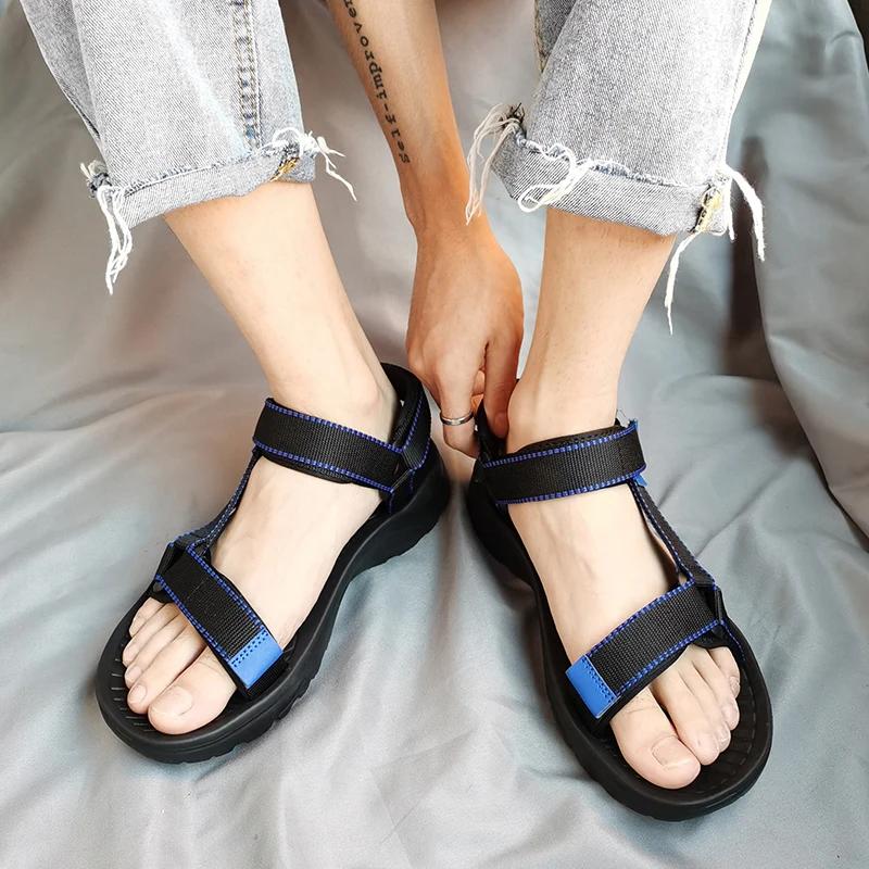 Outdoor Open Toes Beach Sandalias Ladies Fashion Non-Slip Walking Shoes Lightweight Summer Breathable Casual Sandals Women