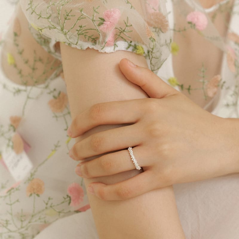 Pacipick Dew Drops Ring / Silver / S
