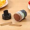 500 Packs of Canned Disposable Carbonized Bamboo Toothpicks for Household Use, Fruit Toothpicks, and Restaurant/hotel-specific Toothpicks.