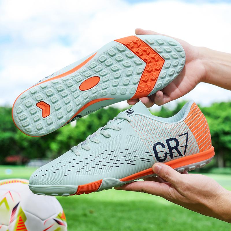 New Men Professional Football Boots Soccer Shoes Ultralight Breathable Unisex Match Training Grass Cleats Indoor Futsal Non-Slip