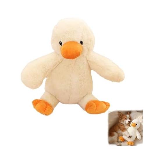 Duck body pillow, stuffed animal, dog toy, barking, sound toy, intelligent toy, chew and play, curiosity toy, dog, fluffy, soft, washable, durable,