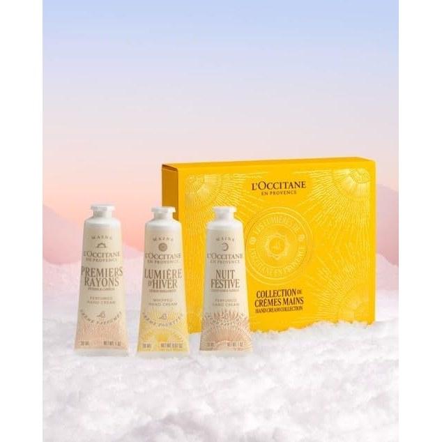 LOCCITANE Holiday Lights Hand Cream Trio Seasonal Limited Edition Set Gift Coffret Present Men Women Popular