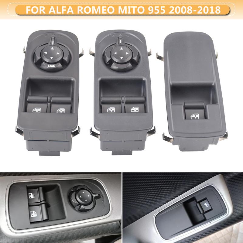Car Accessories Power Window Switch For Alfa Romeo Mito 955 2008 2009 2010 2011 2012 2013 2014- 156080932 156085172