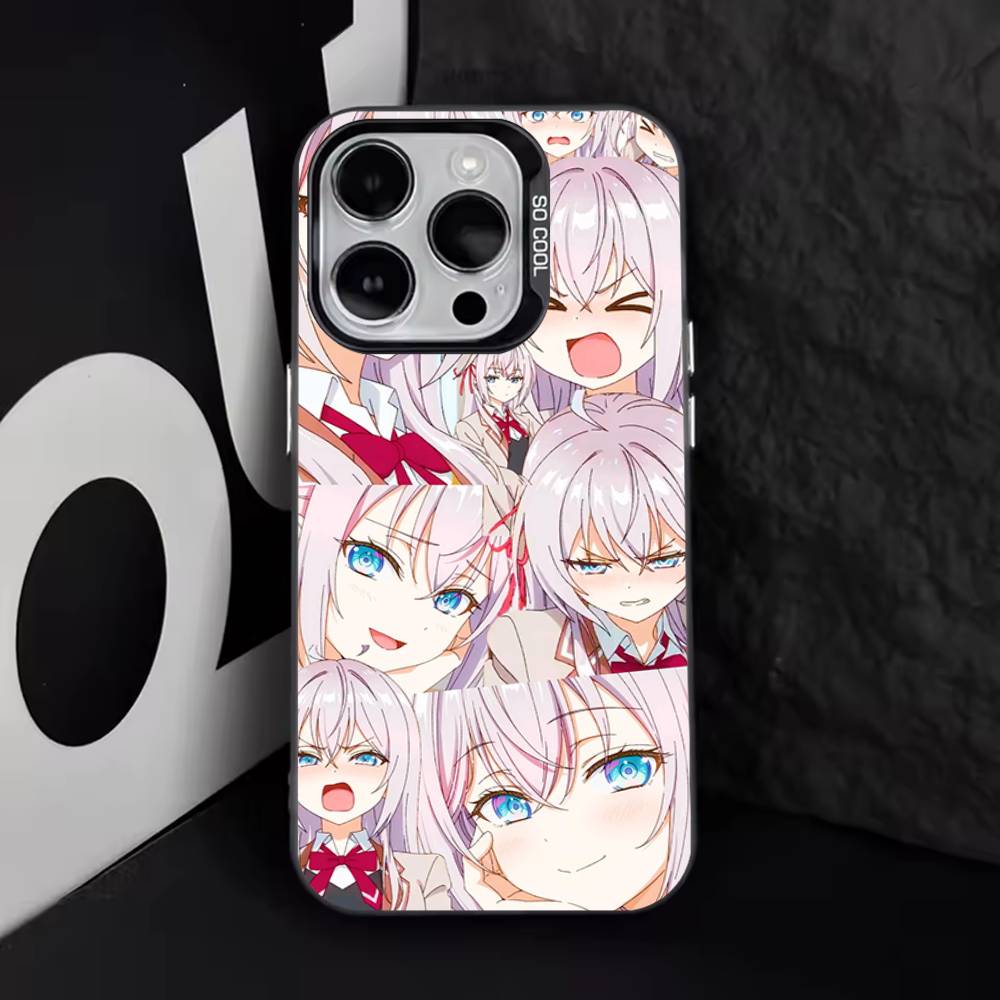 Cute Alya Anime Hot Phone Case For iPhone 17,16,15,14,13,12,11,Pro,Max,Plus,E,Air,Mini Black Tpu Cover