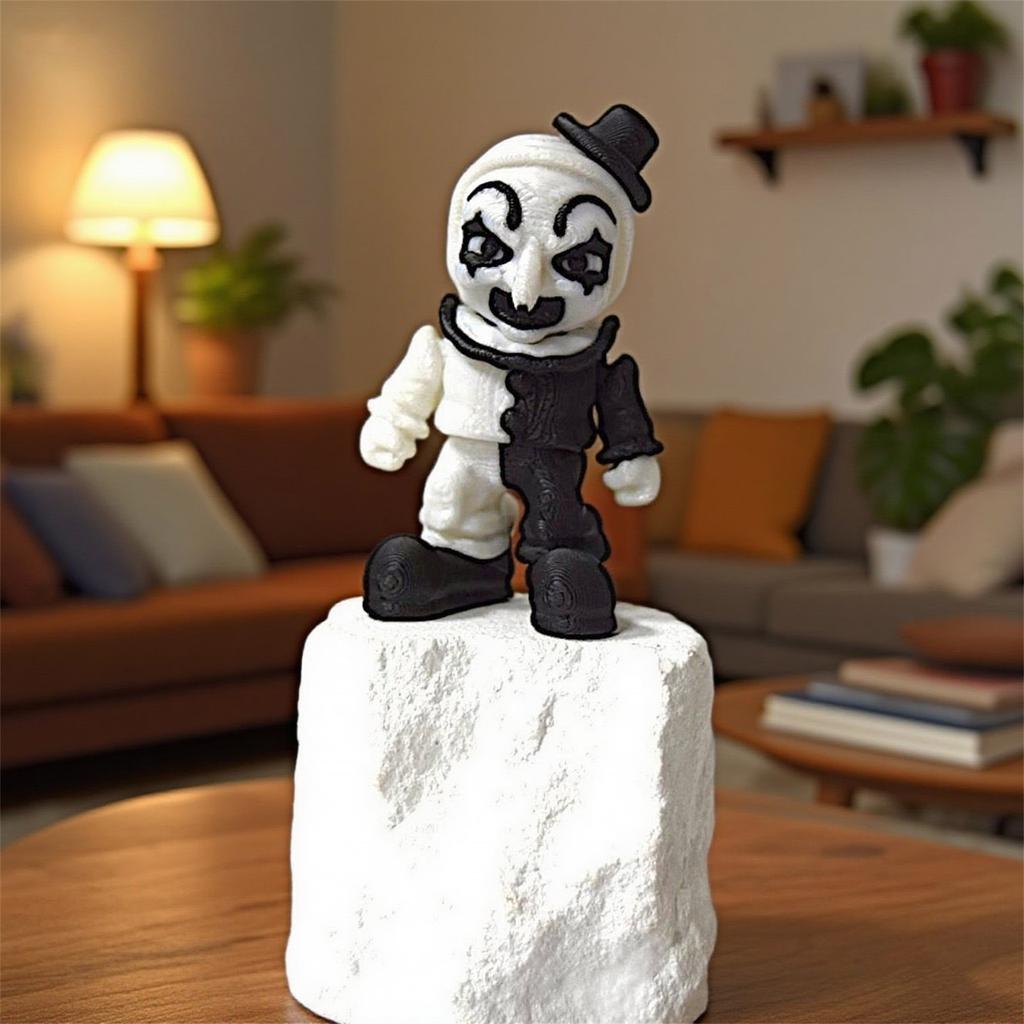 Halloween New Creative Decoration 3D Printing Scene Desktop Decoration Craft Handmade