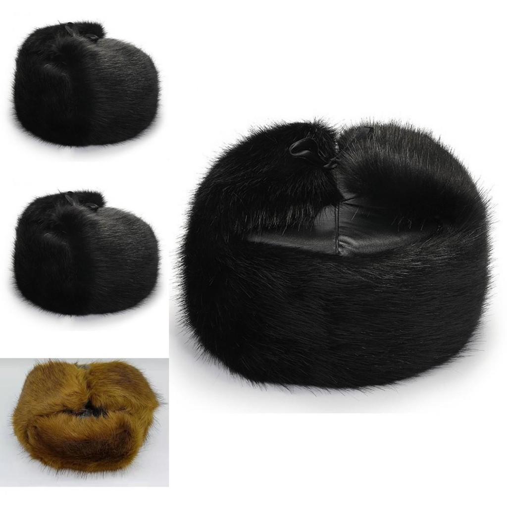 Hat Winter Mink Middle Aged Elderly Warm Thick Velvet Protection Ear