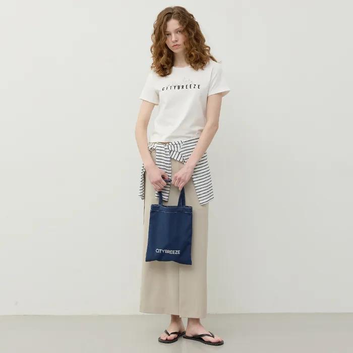 City Logo Mini Eco Bag_NAVY