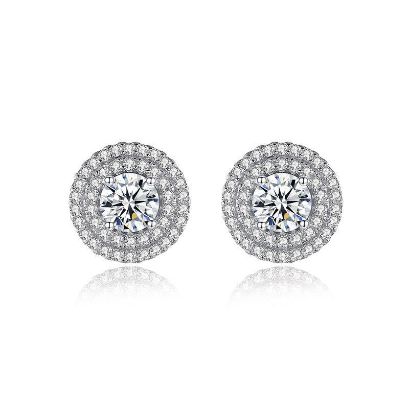 Tancise 925 Sterling Silver Zircon Earrings Drop Earrings For Women Wedding Party Gifts