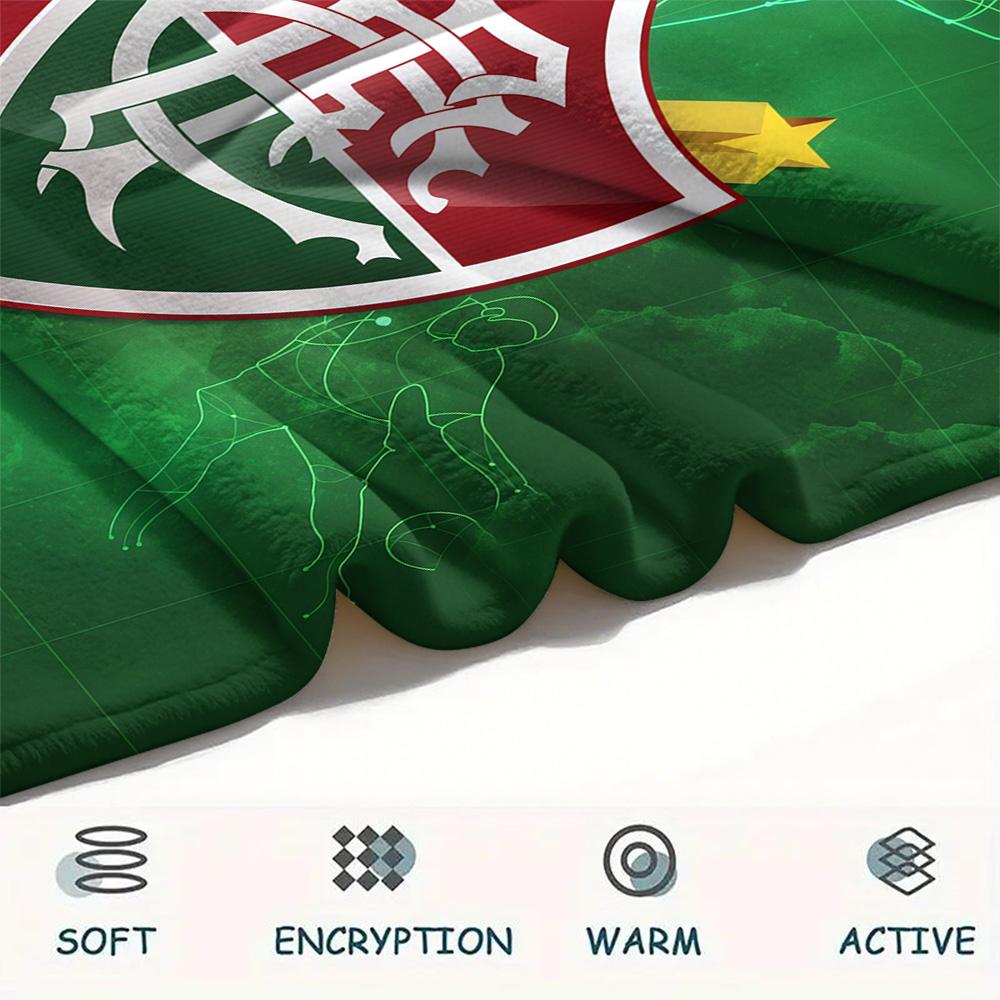 Fluminense FC Flannel Blanket, High quality Comfortable for All Seasons, Home Decor, Warmth and Comfort