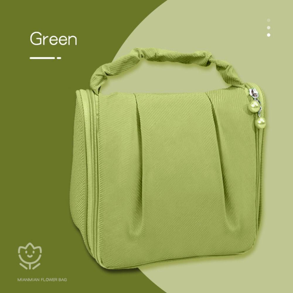 

Квіткова косметичка INS Косметичка зі складками Нова мила косметичка з хмарами green-no flower