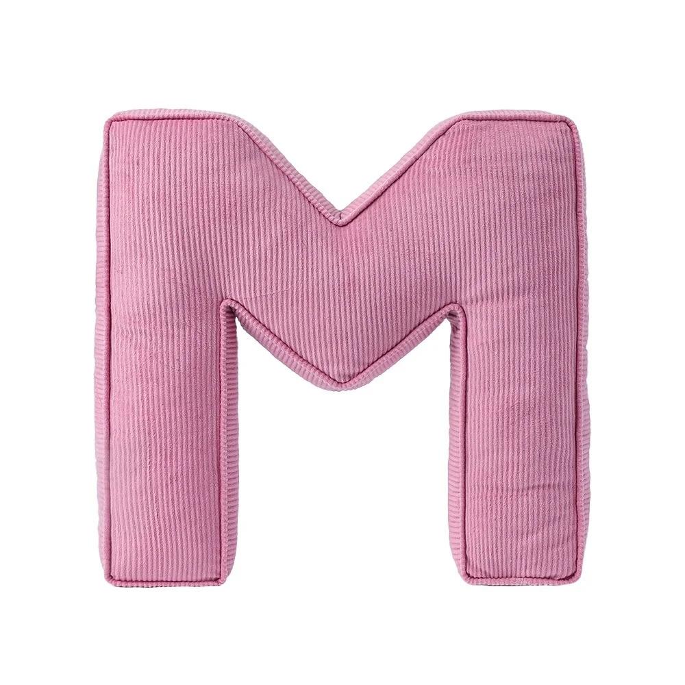Alphabet 26 Lamb Fleece Letter Plush Toy Pillow Soft Nap Soothing Cushion For Toddlers Babies Nursery Photo Prop Birthday Gift