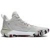 Li Ning Liren 3 BOOM Technology Slip Resistant Support Rebound Mid Top BOOM Technology Basketball Shoes Men's Gray Red ABAS089-5