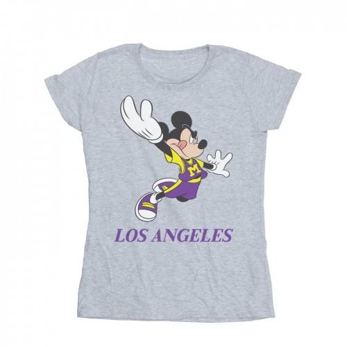 

Disney Womens/Ladies Mickey Mouse Los Angeles Cotton T-Shirt XXL білий