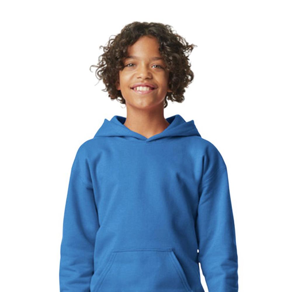 Gildan Childrens/Kids Softstyle Plain Fleece Midweight Hoodie