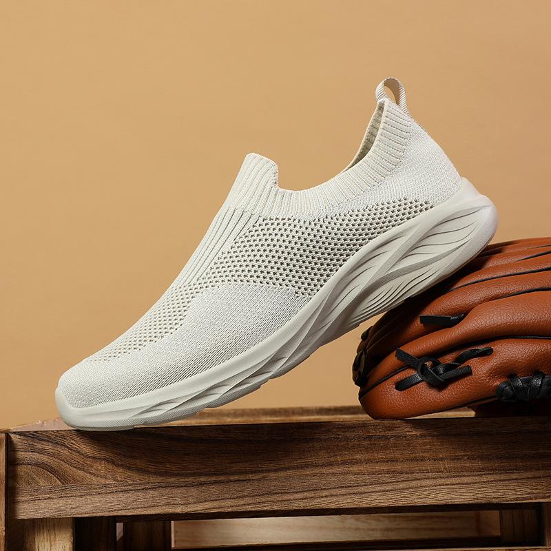 Große Sneakers 22 Sommer Leicht Atmungsaktiv Mesh Laufschuhe Faul Freizeit Schuhe