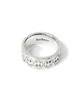 Bonbeau Smile Line-Up Ring Smile Silver Ring (C Type)