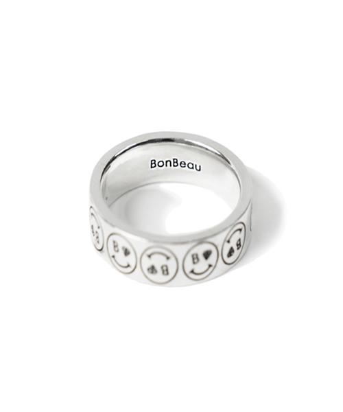 Bonbeau Smile Line-Up Ring Smile Silver Ring (C Type)