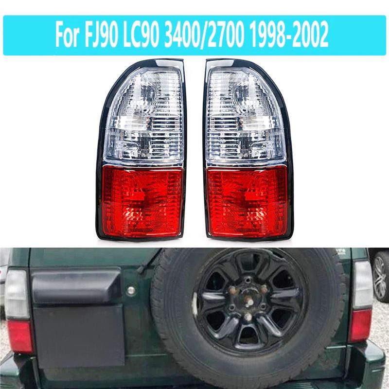 Car Styling Rear Brake Light Cover Tail Light Cover For Toyota Land Cruiser FJ90 LC90 3400/2700 1998-2002