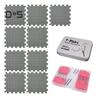 Sada pletacích blokovacích podložek Silná pěnová podložka s mřížkou Opakovaně použitelná jednostranná blokovací deska pro háčkovací nebo pletací projekty