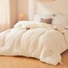Solid color soybean fiber quilt autumn and winter thickened warm quilt core student four seasons quilt
