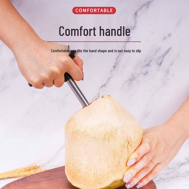Stainless Steel Young Coconut Opener Drill Tool