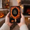 Reusable Small Storage Case DIY Mini Photo Frames Silhouette Tin Box, Halloween Miniature Box Picture Display Container for Party Home Decor