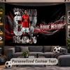 Wall Hanging Tapestry Custom NameCristiano Ronaldo Pattern Personalized Printed Fabric Wall Decor