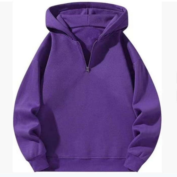Casual Zipper Hoodie Loose Sports Sweater