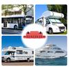 4 Stud M8 Bus Bar Heavy Duty Module Power Distribution Block Busbar Box for RV Yacht 48V  250A
