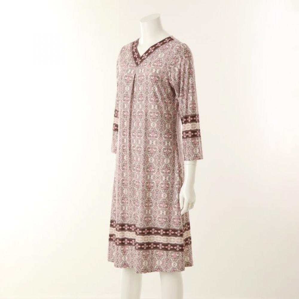 Wacoal Floral Print Border Sleep Dress Wgn372w 
