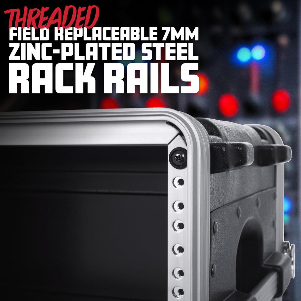 GATOR Rack Case Leichtgewicht PE Standard Geformte Rack Case Serie Größe 6HE/Kurz GR-6S (Schrauben/Unterlegscheiben enthalten) []