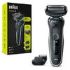 Series 5 Electric Shaver Foil Shaver Black and White
