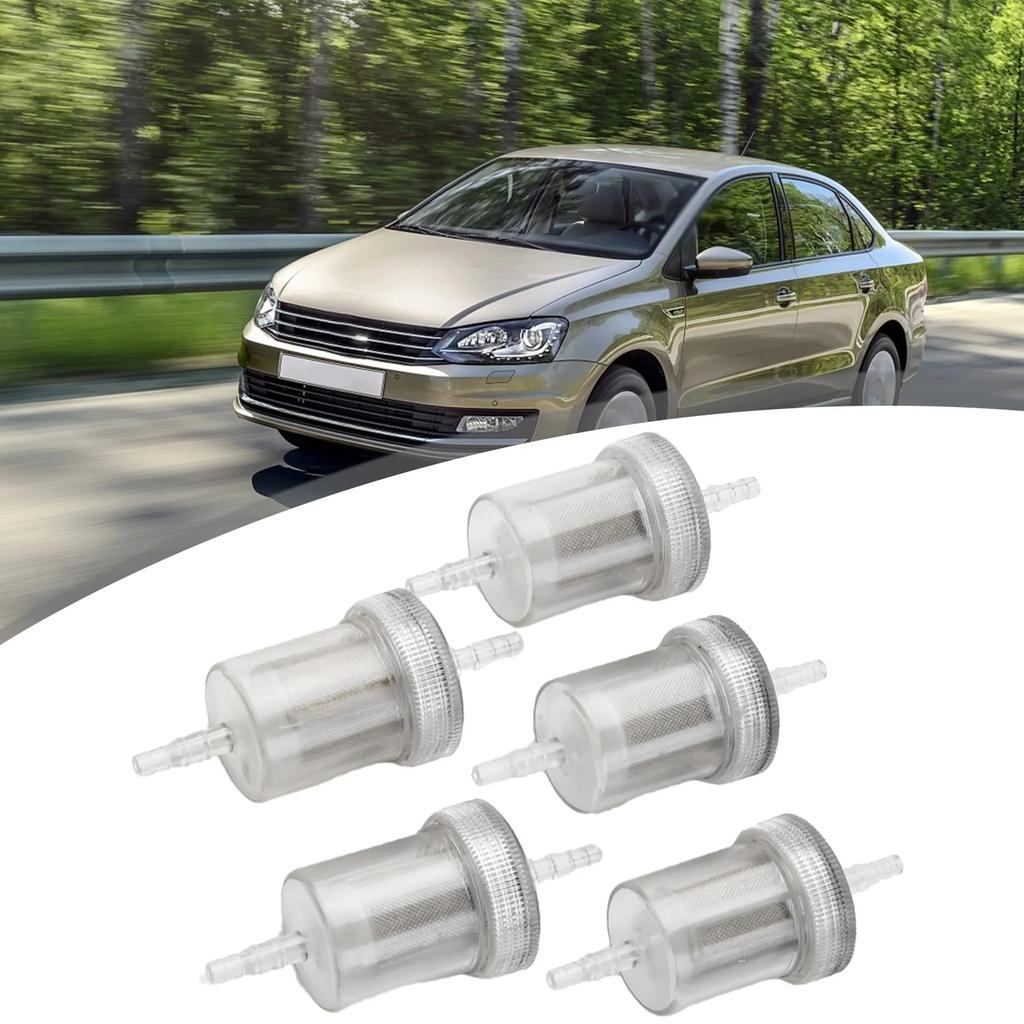 5pcs 4mm Diesel In-Line Fuel Filter Kit Gas Filter For Webasto For Eberspacher Air Heater Diesel Set Car Accessories
