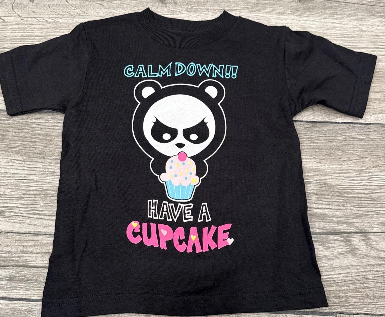 

Have a Cupcake Angry Panda Spencer s 2012 100% Cotton T-shirt Mens Tees Top Tee Size 2T 3XL