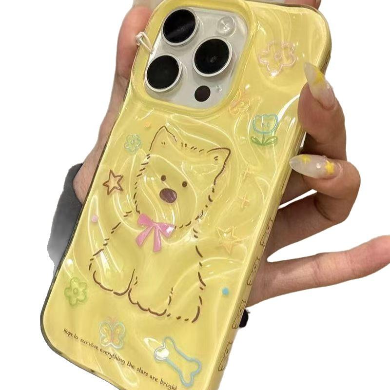 West Highland Suitable for Apple 16PROMAX mobile phone case Meteorite TPU Internet celebrity iphone15PRO mobile phone case