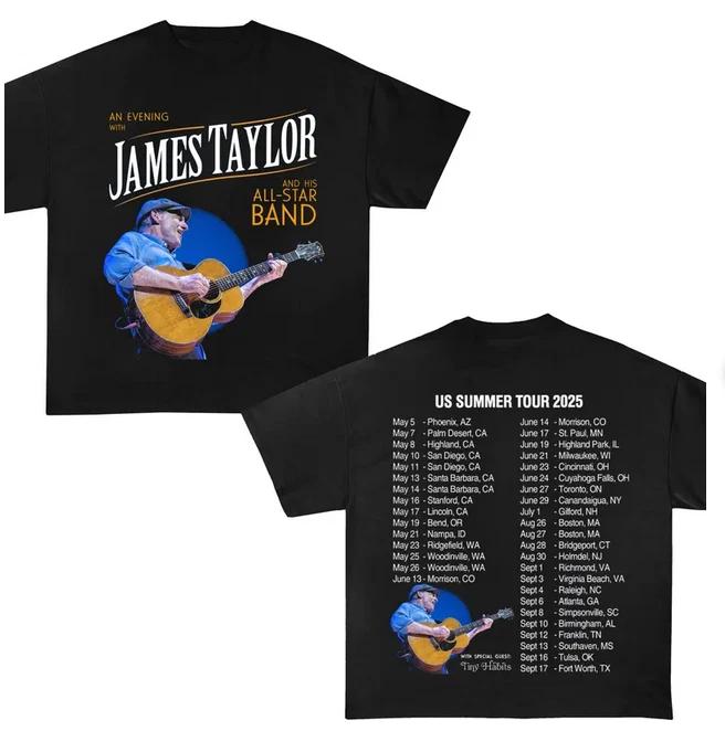 James Taylor Summer Tour 2025 Shirt. 4XL