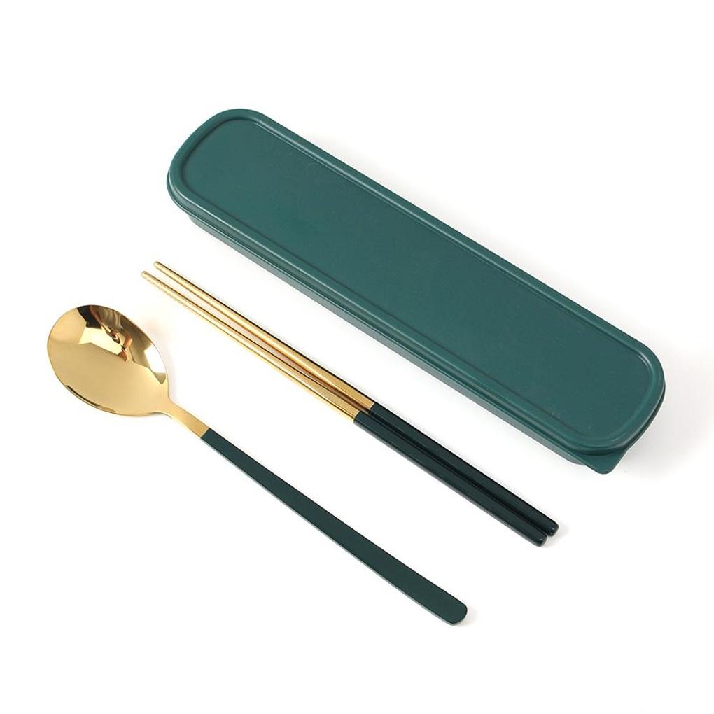 Golden Table Portable Cutlery Set (Green)