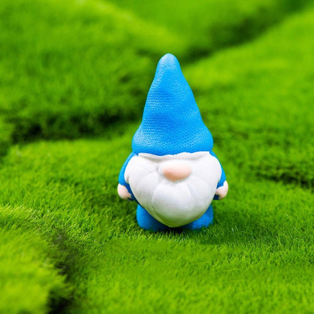 Mushroom Pumpkin Mini Gnome Figurines Multicolor Garden Elf Easter Christmas