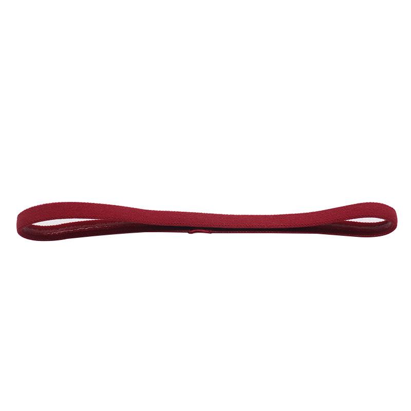 Unisex Minimalistyczna Opaska Sportowa z Antypoślizgowym Paskiem Silikonowym – Pochłaniająca Pot do Jogi, Biegania i Piłki Nożnej