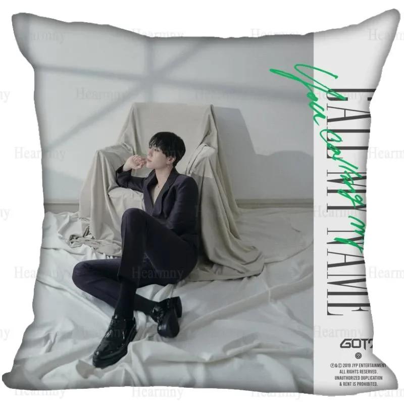 New KPOP GOT7 Pillow Case For Home Decorative Pillows Cover Invisible Zippered Throw PillowCases 45X45cm 0512