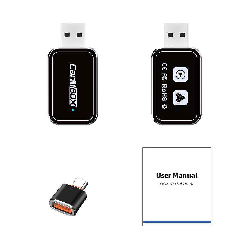 Адаптер Беспроводной CarPlay Android Auto Адаптер USB-донгл Умная Мини-коробка 4CM*1CM