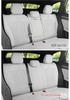 Universal Suede Seat Cushion Cover for Geely Galaxy L7 - Four Seasons, Half-Wrapped, Perforated Design
