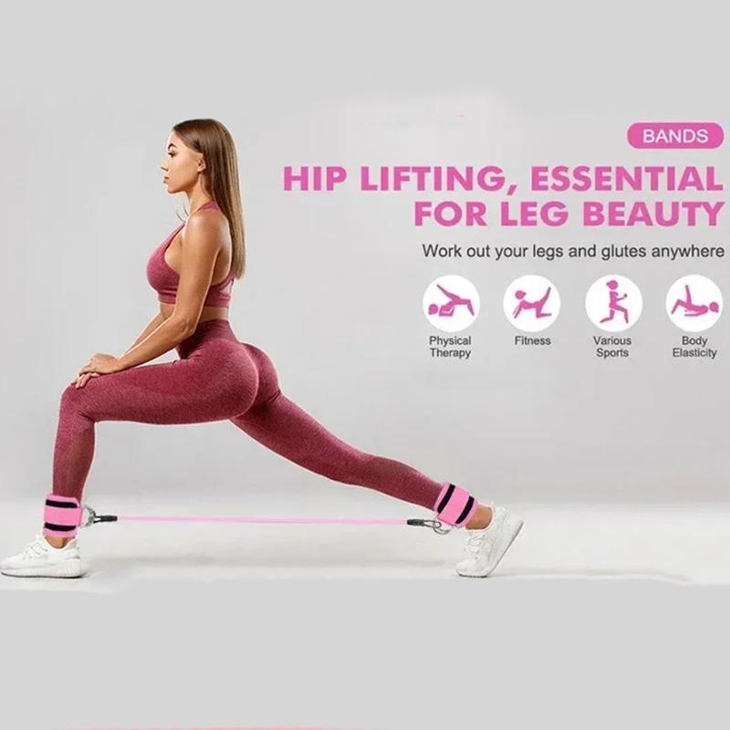 Set de benzi de rezistență pentru curele de gleznă, echipament de antrenament de fitness, greutate pentru gleznă, banda elastică de fitness pentru yoga pentru sală de gimnastică, bărbat, femeie