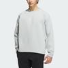 Adidas SS24 Zen Cure Z.N.E. Fleece-Lined Casual Sweatshirt Men Sweatshirt Silver-Grey IQ1376