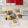 Snack Serving Stand Wheel Rotating Snacks Tray Party Fruit Server French Fries Dessert