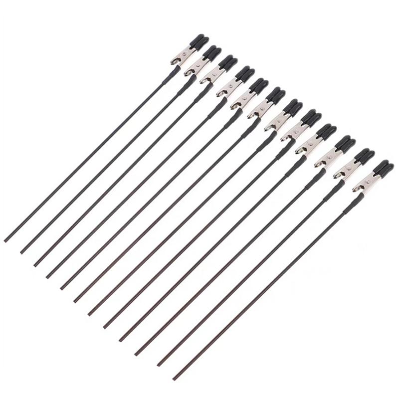 A84X-12Pcs Model Painting Stand Base Holder Magnetic Bendable Alligator Clip Sticks Set Modeling Tools For Airbrush